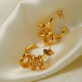 Stainless Steel C-Hoop Earrings