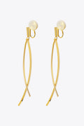 18K Gold Plated Clip-On Earrings