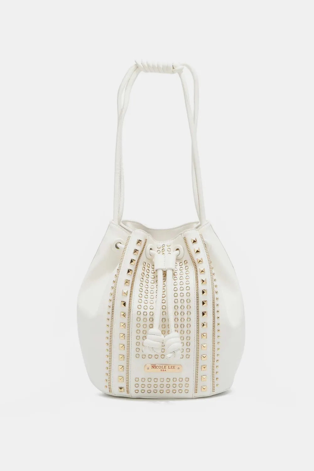 Nicole Lee USA Amy Studded Bucket Bag