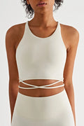 Crisscross Tied Sports Bra