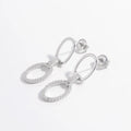 Zircon 925 Sterling Silver Dangle Earrings