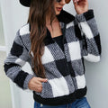 Buffalo Check Zipper Up Jacket