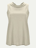 Full Size Round Neck Sleeveless Top