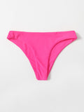 Swim Summer Beach Neon Pink Bikini Panty Bathing Suit Bottoms