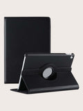 A Solid Color 360 Degree Rotatable Tablet Protective Cover With Various Stand Modes Compatible With IPad Models, Suitable For IPad Mini 1/2/3/4/5/6/9.7/10.2/10.5/Air 4/Air 5/10th/10.9/Pro 11-Inch/Air11(M2)/Pro11(M4)/2024 Models With Different Ports (Pleas