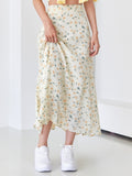 DAZY Allover Floral High Waist Skirt