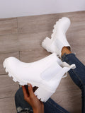Women's Fashionable Zippered Side Boots