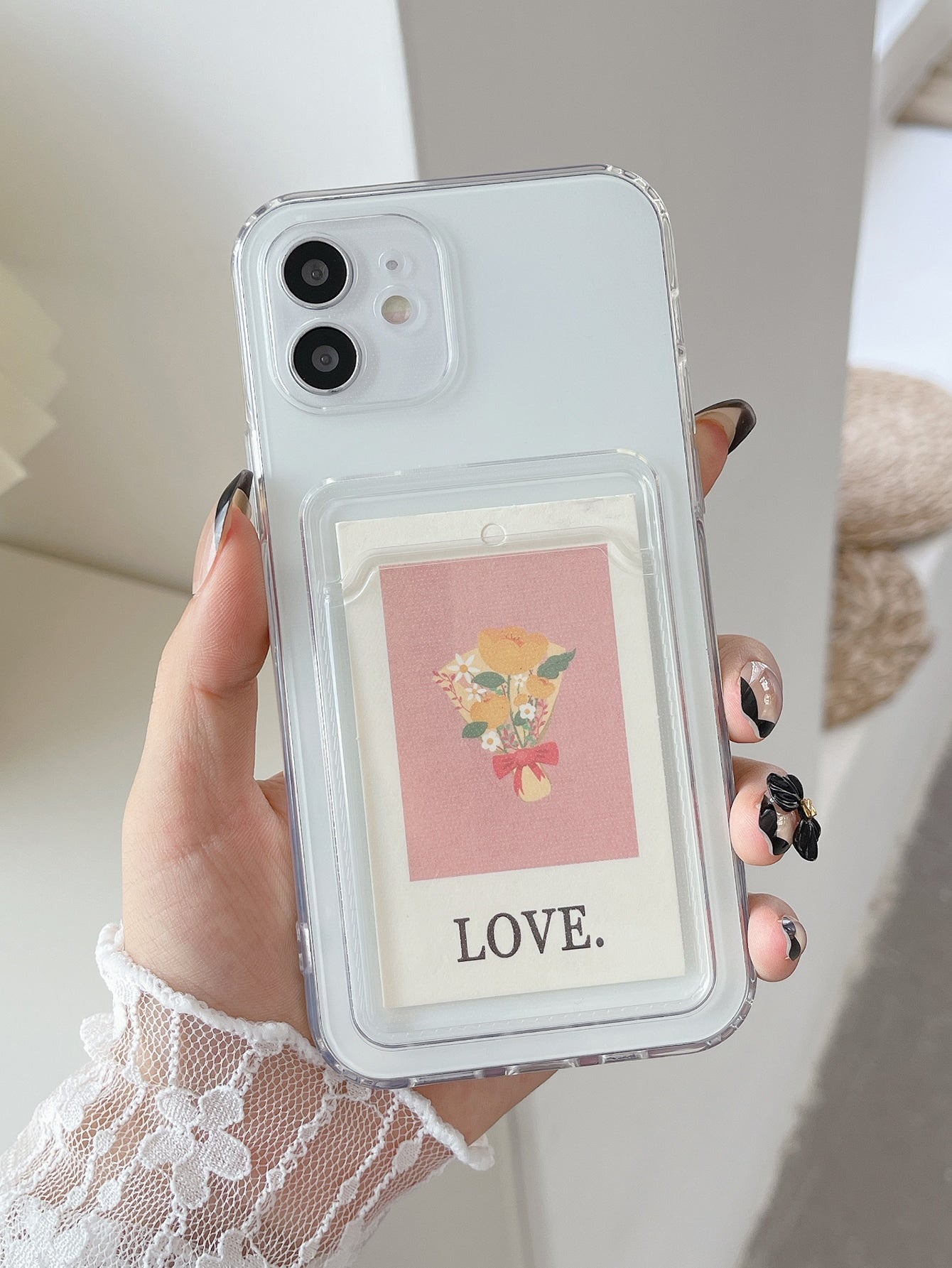 Clear Phone Case With Card Slot