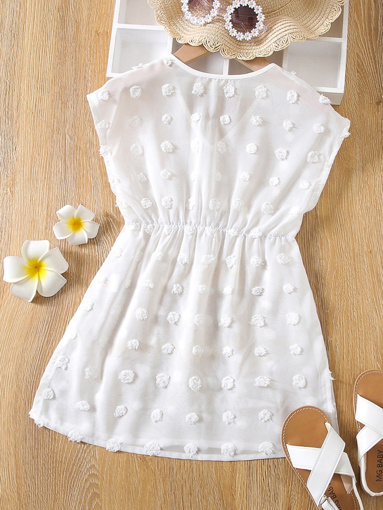 Young Girl Plain Chiffon Cover Up