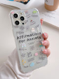 Letter Graphic Card Slot Phone Case Compatible With iPhone 15/15Pro/15Plus/15Promax