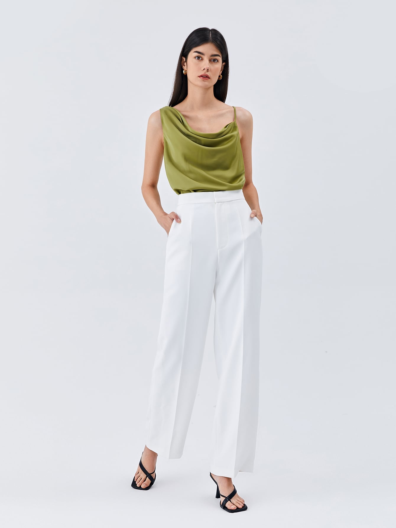 PRESS CREASE TAILORED PANTS
