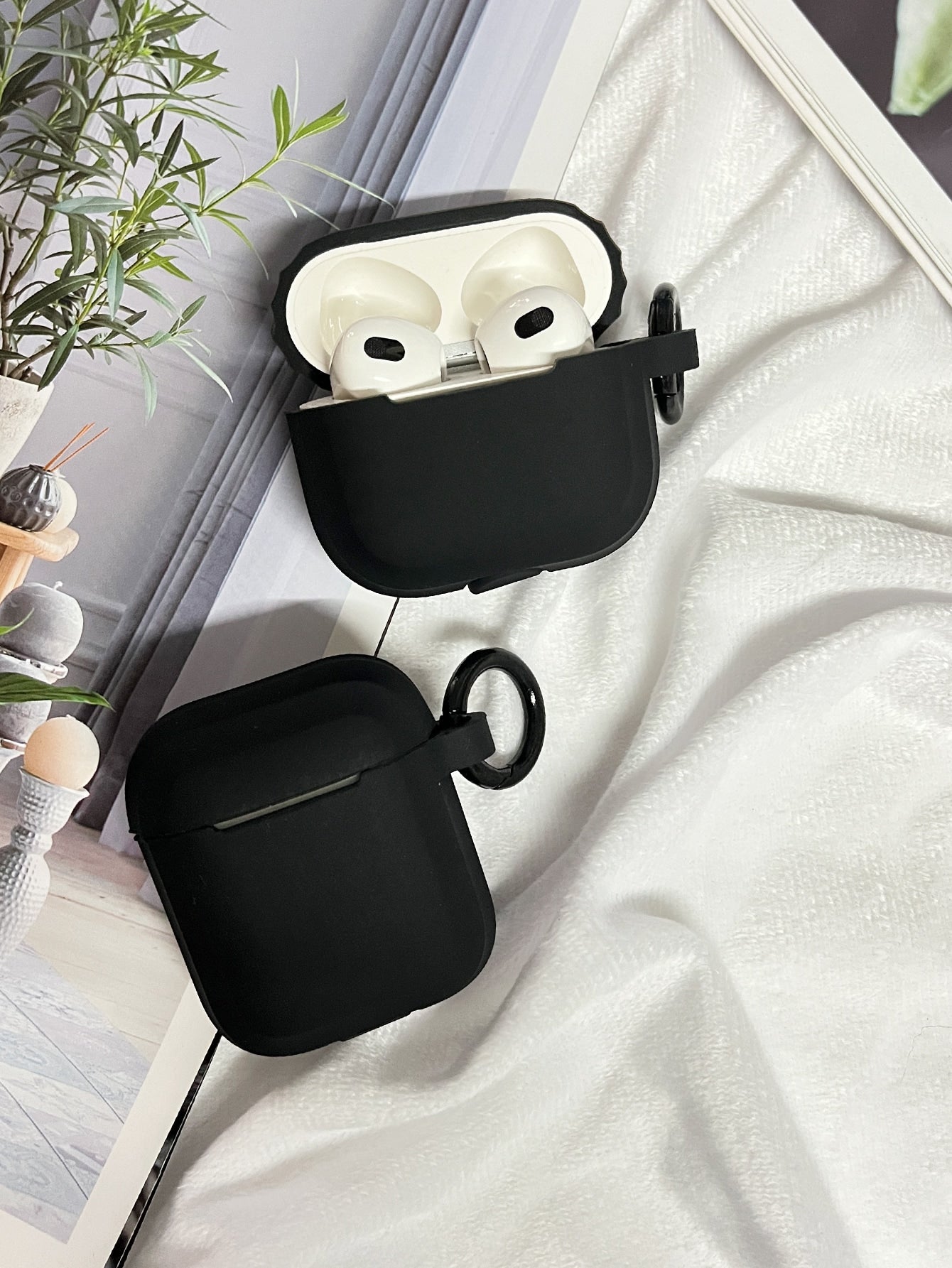 Anti-fall Solid Color Case Compatible With AirPods
