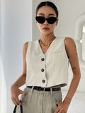 Single Breasted Vest Blazer