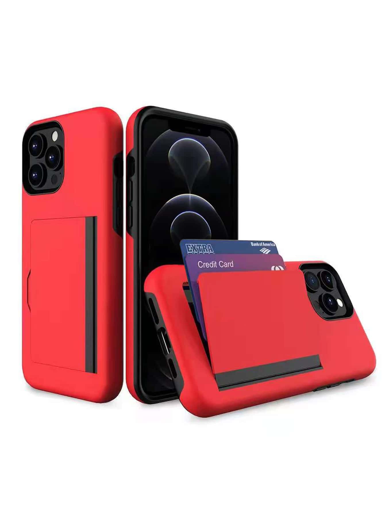 Multi-function Card Slot Phone Case Compatible With iPhone15/15Plus/15Pro/15Promax