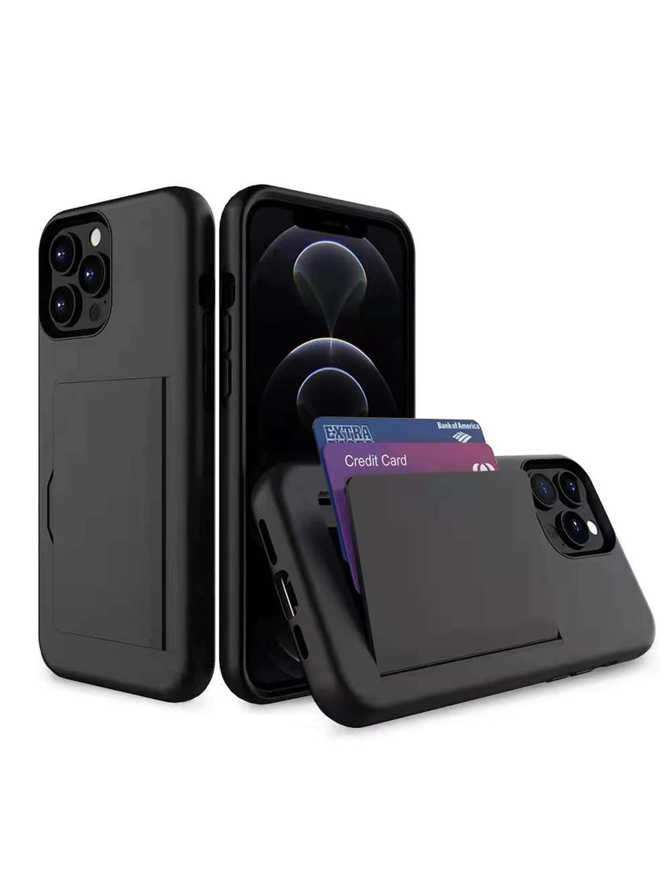 Multi-function Card Slot Phone Case Compatible With iPhone15/15Plus/15Pro/15Promax