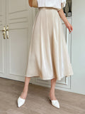 High Waist Pleated Skirt