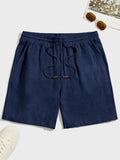 Men's Loose Drawstring Waist Shorts