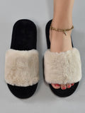 Single Band Fuzzy Bedroom Slippers