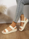 Women's Plus Size Luxury Soft &  Hiking, Vacation, Beach, Sports Thick Sole Platform Sandals