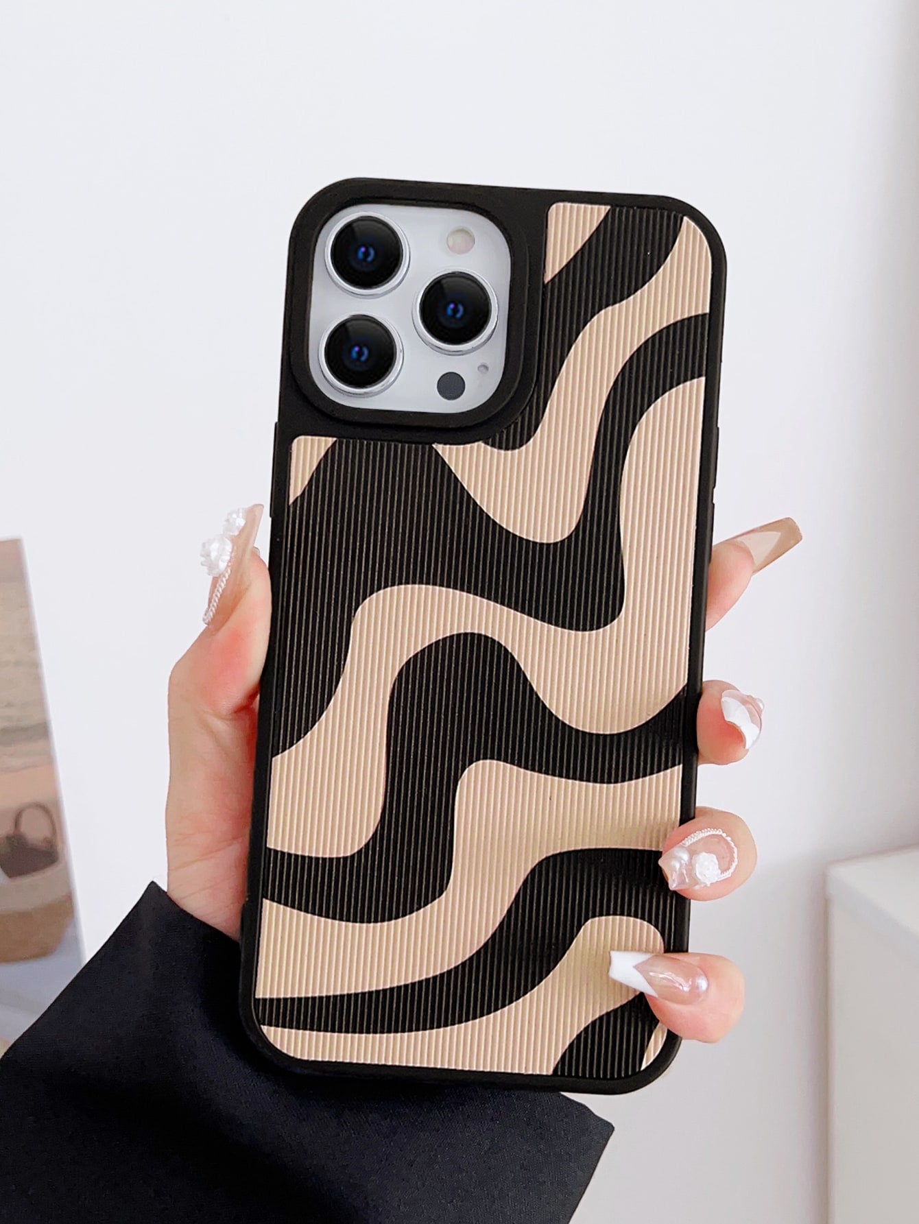 Ribbed Pattern Phone Case Compatible With IPhone 11,IPhone 13,IPhone 14 Pro Max