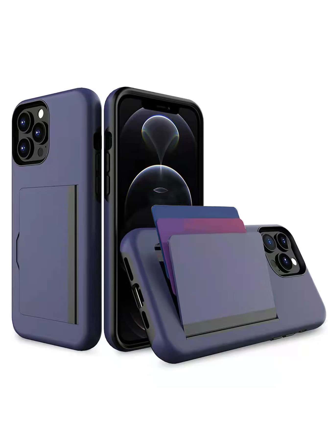 Multi-function Card Slot Phone Case Compatible With iPhone15/15Plus/15Pro/15Promax