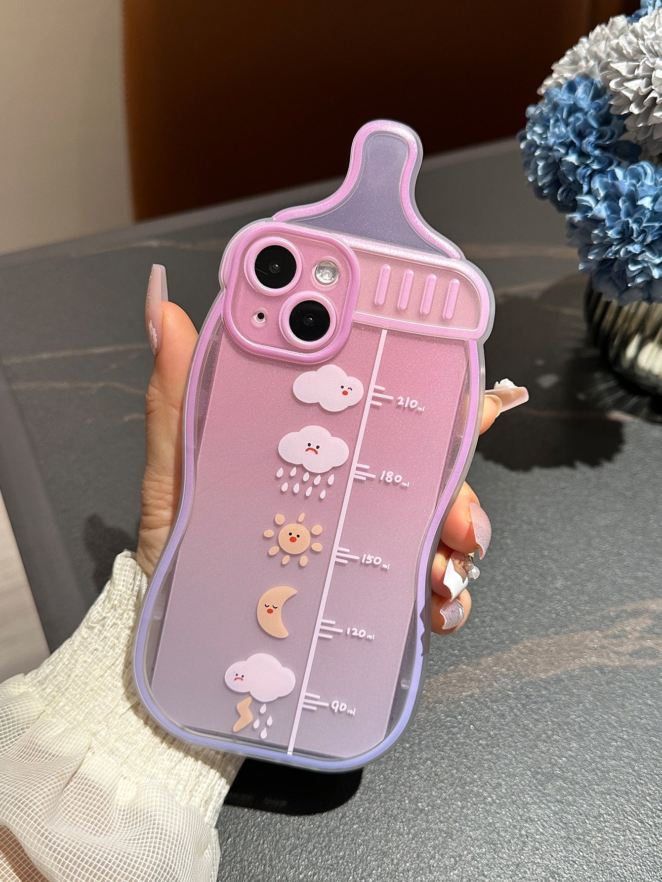Funny Moon Pattern Phone Case