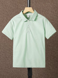 Tween Boy Solid Polo Shirt