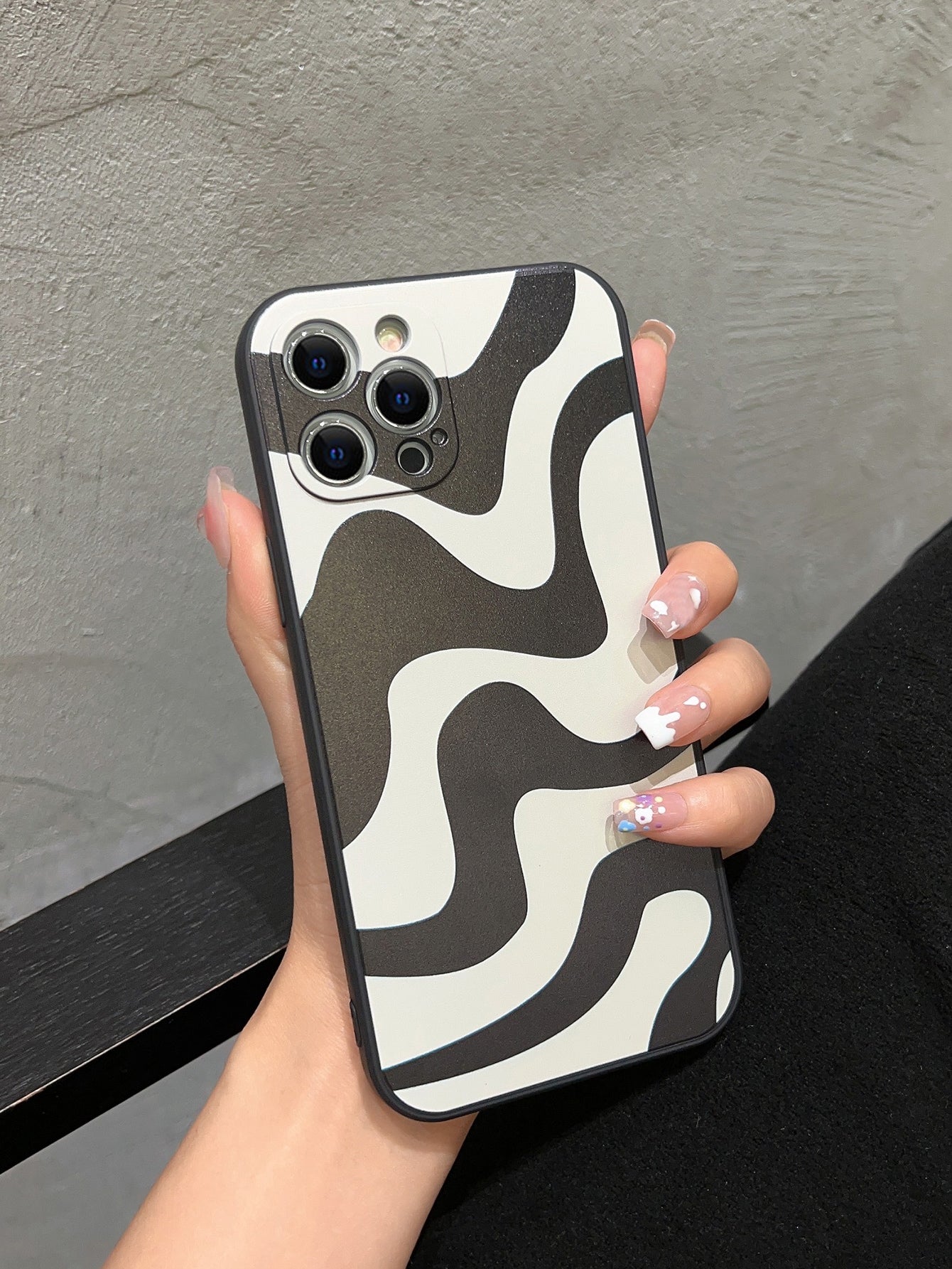 Ribbed Pattern Phone Case Compatible With IPhone 11,IPhone 13,IPhone 14 Pro Max