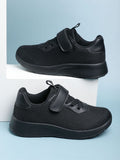 Breathable Comfortable Lightweight Casual Running Shoes - Black, Popular For Boys