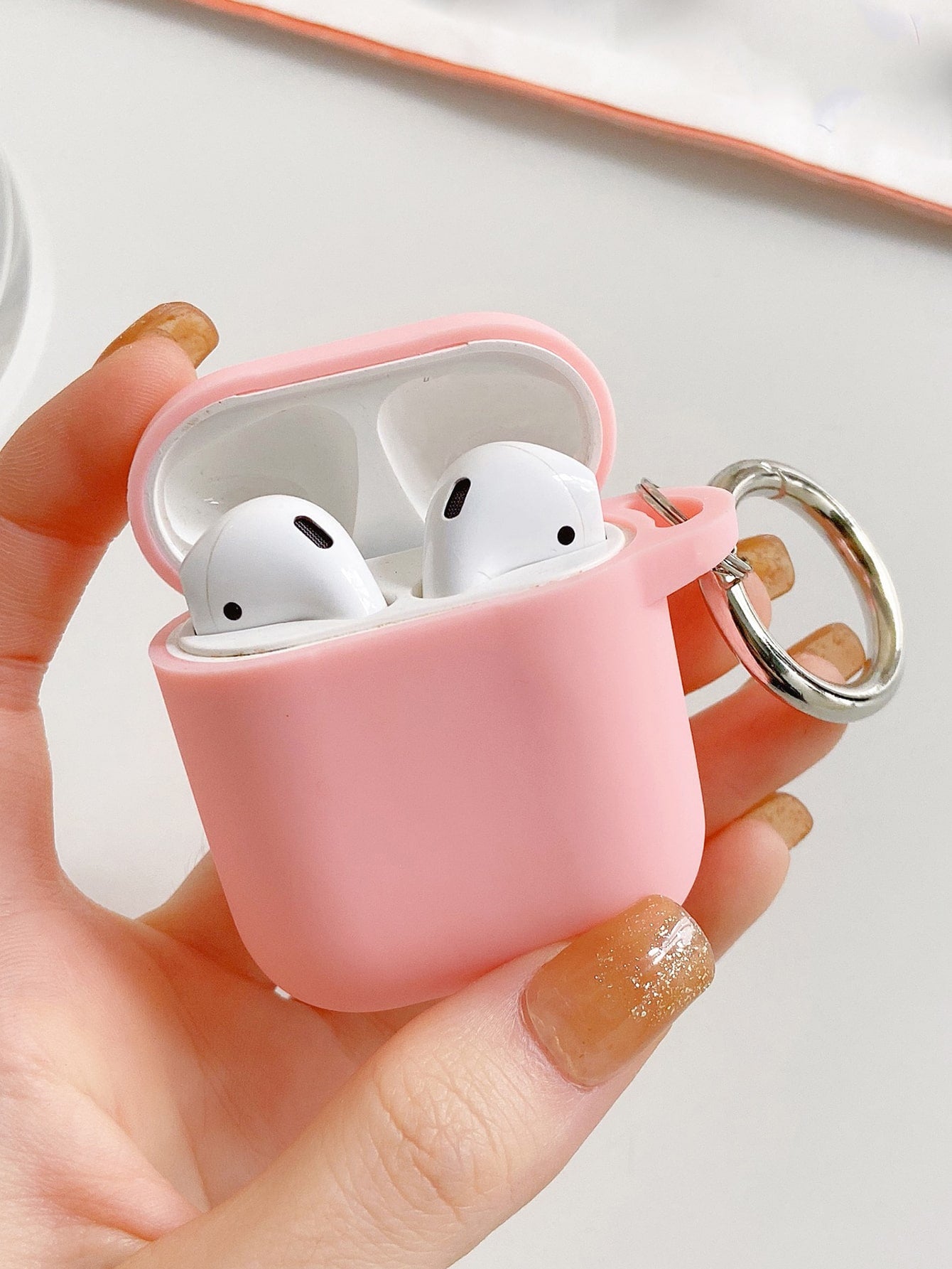 Plain Silicone Case Compatible With Airpods For AirPods1/2 AirPods Pro