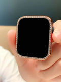 Rhinestone Decor Case Compatible With Apple Watch
