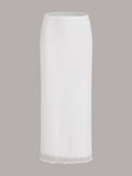 Summer SkirtSolid Straight Skirt