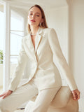 RHINESTONE BUTTON BLAZER
