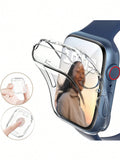 1pc Full Coverage Case Compatible With Apple Watch 7