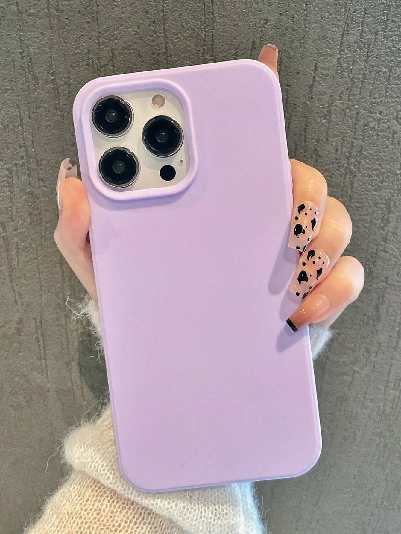 Solid Phone Case Compatible With Apple iPhone 15/15Pro