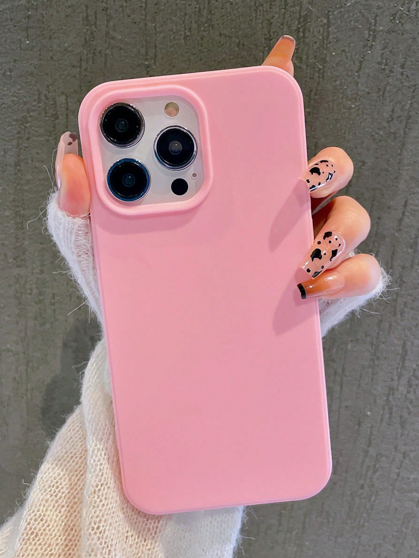 Solid Phone Case Compatible With Apple iPhone 15/15Pro