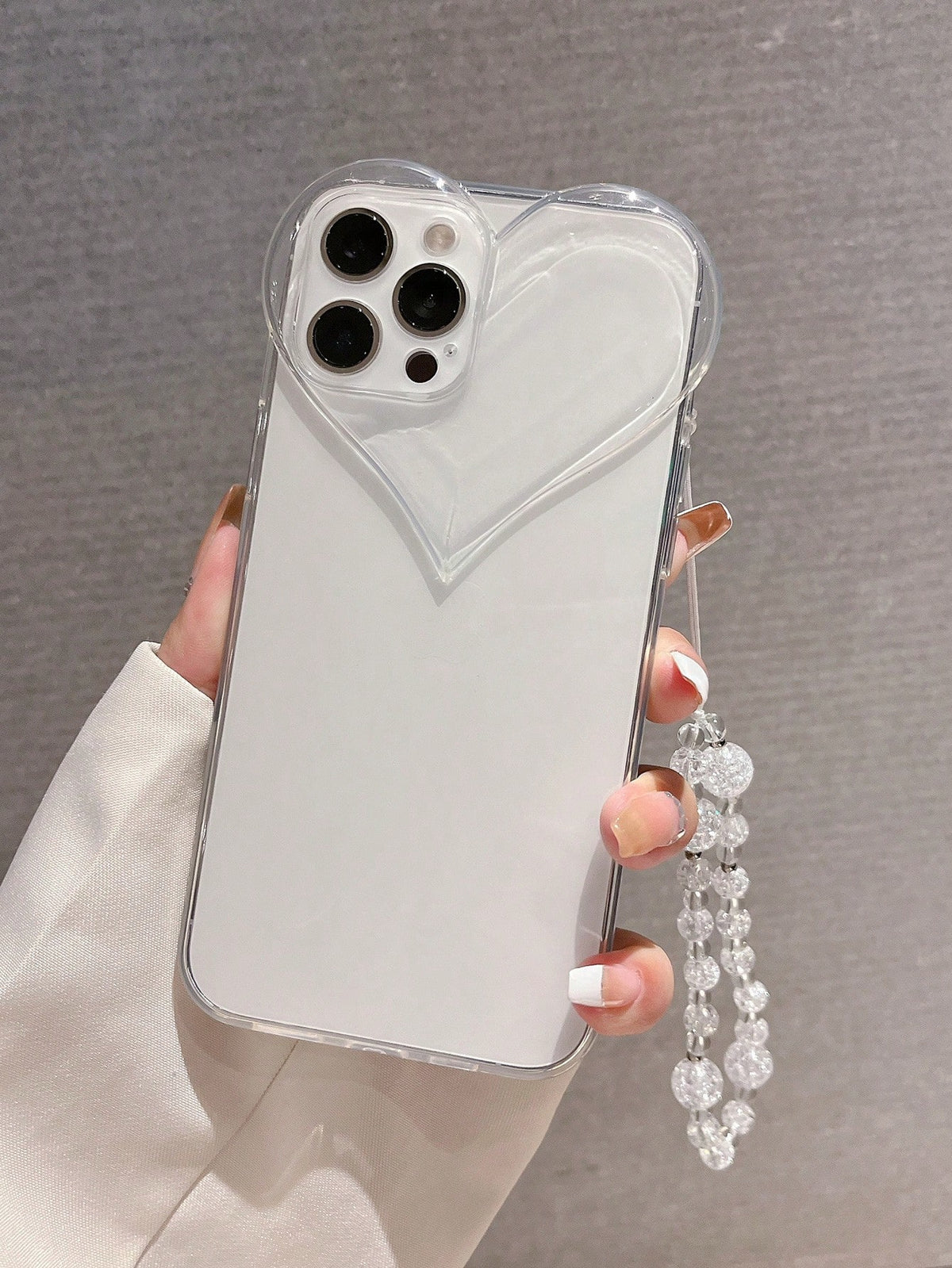 Heart-shape Clear Phone Case compatible with iphone 15/15 Pro Max/15 Pro/15 Plus/11/12/13/14 Pro Max/xs/xr/11 Pro/11 Pro Max/12 Pro/12 Pro Max/13 Pro/13 Pro Max/7 Plus/14 Pro/14 Pro Max/14 Plus/7 Plus/8 Plus/8/se2, Soft