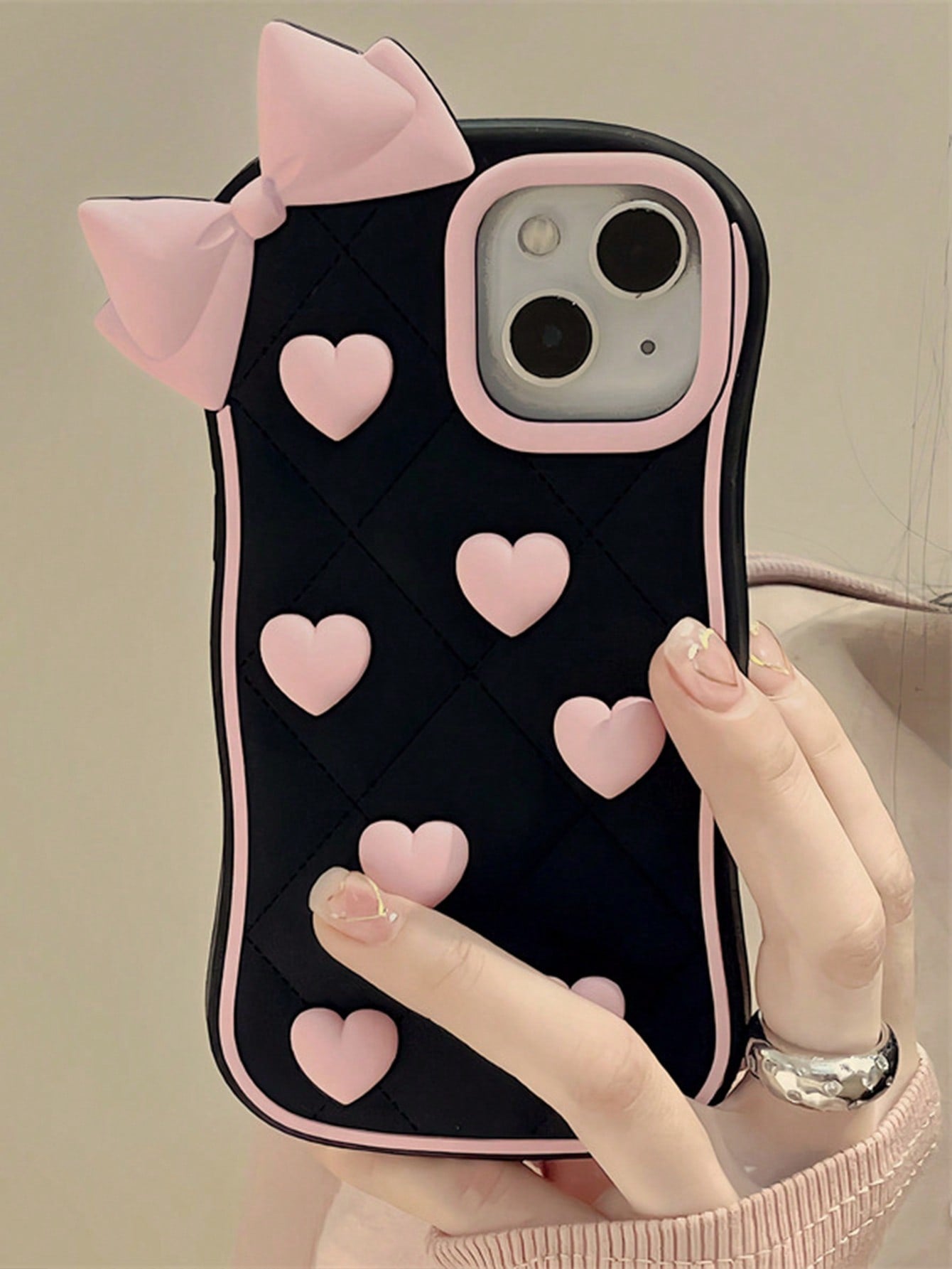 Heart Decor Phone Case