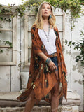 Floral Print Kimono