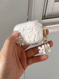 Floral Pattern Clear Case Compatible With Airpods For AirPods1/2 AirPods Pro