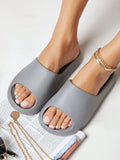Minimalist Thick Sole Open Toe Slides