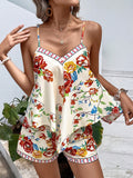 Floral Print Cami Top & Shorts