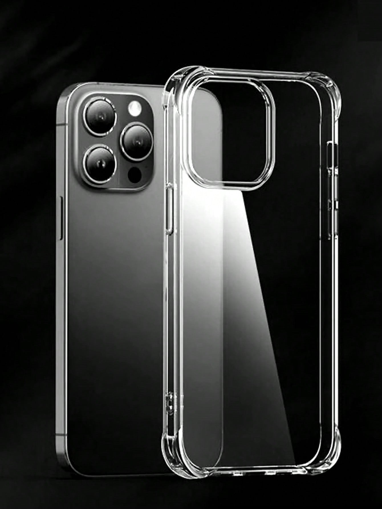 Classic Clear Simple IPhone Case Compatible With IPhone 15 Pro Max, Non-Yellowing Shockproof Phone Bumper Cover Compatible With Galaxy S23, Anti-Scratch Case Compatible With IPhone 13/14, Shock Proof Phone Case Compatible With IPhone 11, Transparent Case