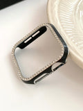 Rhinestone Decor Case Compatible With Apple Watch