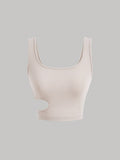 Cut Out Side Tank Top