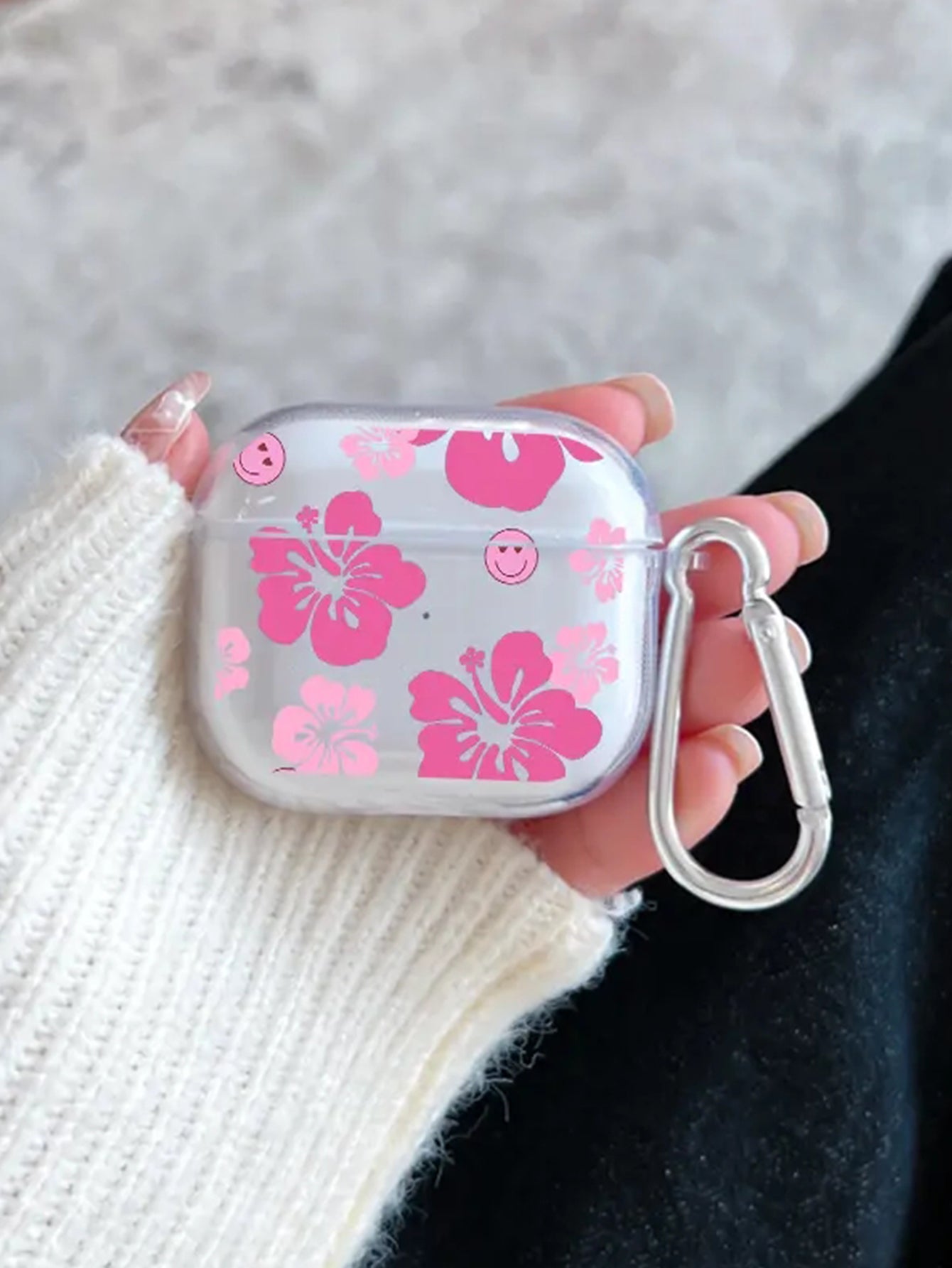 Floral Pattern Case Compatible With AirPods For AirPods1/2 AirPods Pro