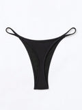 Swim Summer Beach Solid Bikini Bottom