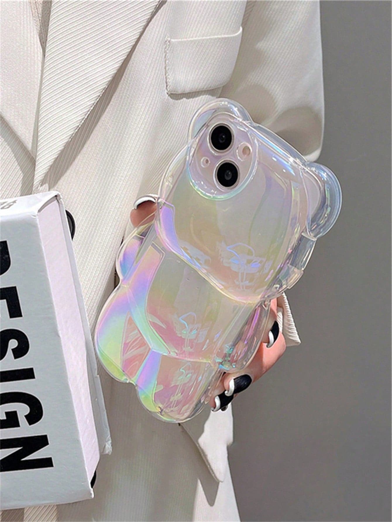 Cartoon Bear Design Anti-Fall Phone Case Kawaii