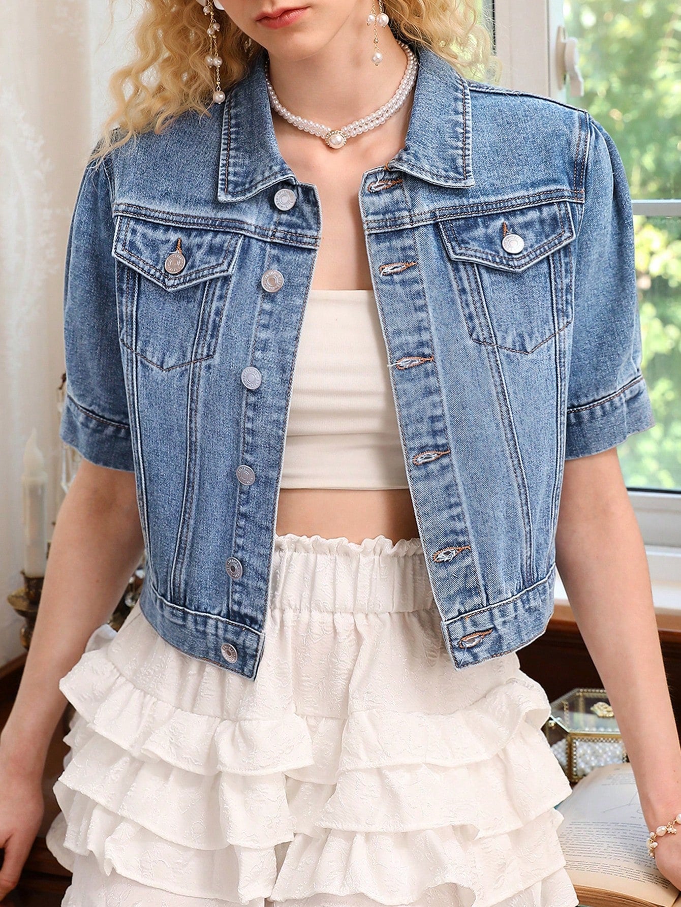 Flap Pocket Denim Jacket