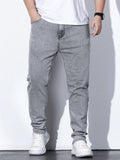 Men Plus Slant Pocket Jeans